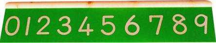 0-9數字砂字板：長板式