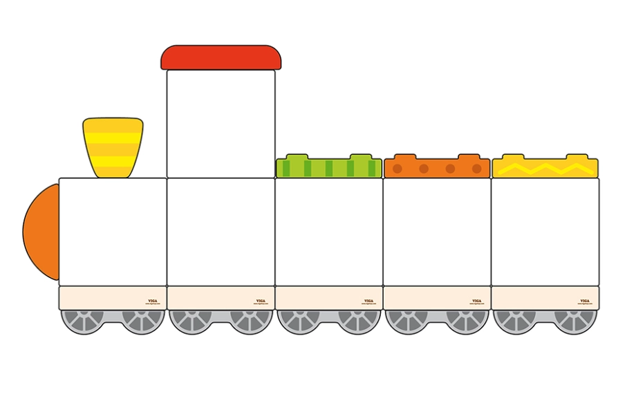 火車磁性操作板